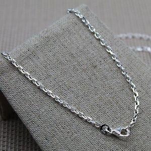 Convict Chain, Silver Chain 925, Men Chain, Chain Necklace, 17,72 inches Chain, 19,68 inches Chain, 21,65 inches Chain, 23,62 inches Chain image 4