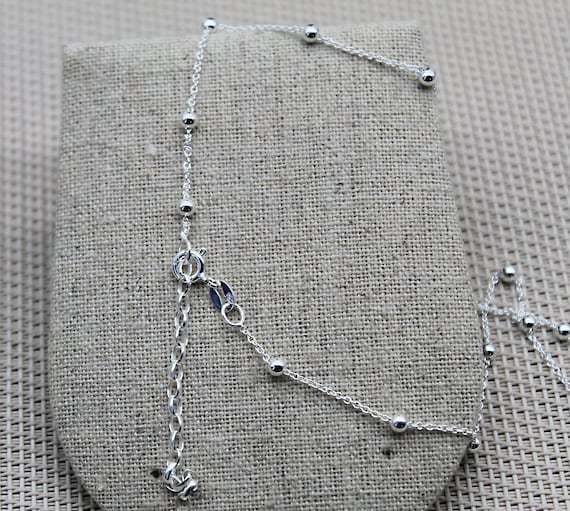 Collana in argento sterling massiccio 925 da 7 mm, catena in chicchi di caffè, per uomo, gioielleria raffinata in stile punk antico retrò  36
