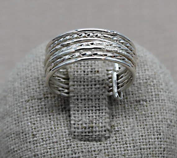 Seven Rings Ring Everyday Ring Delicate Ring Sterling Silver