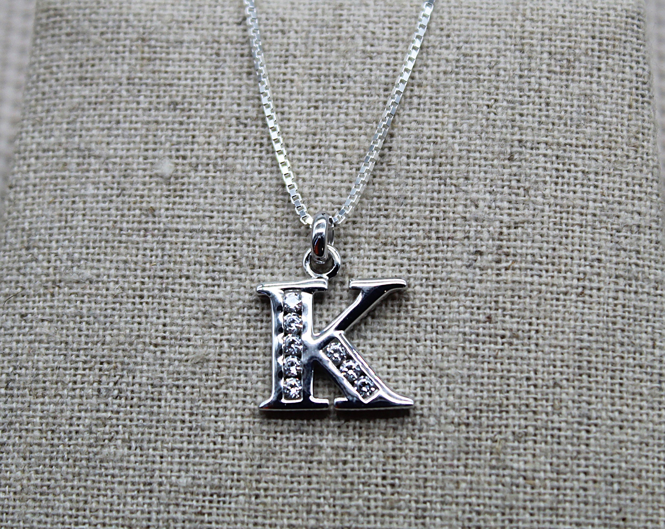 Hebrew Initial Necklace - Sterling Silver, Gold-Plated or Rose Gold-Pl