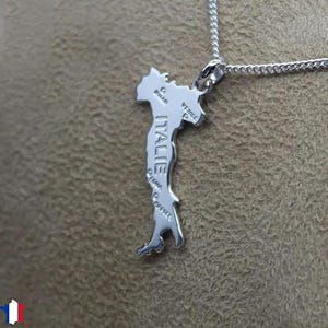 Pendentif argent Italie personnalisé - 1194 Pendentif argent Italie personnalisé - 1194