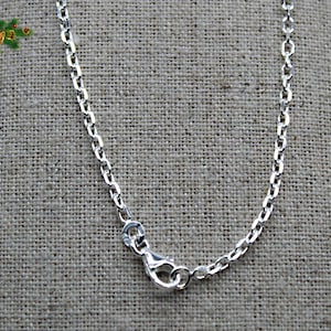 Convict Chain, Silver Chain 925, Men Chain, Chain Necklace, 17,72 inches Chain, 19,68 inches Chain, 21,65 inches Chain, 23,62 inches Chain image 10