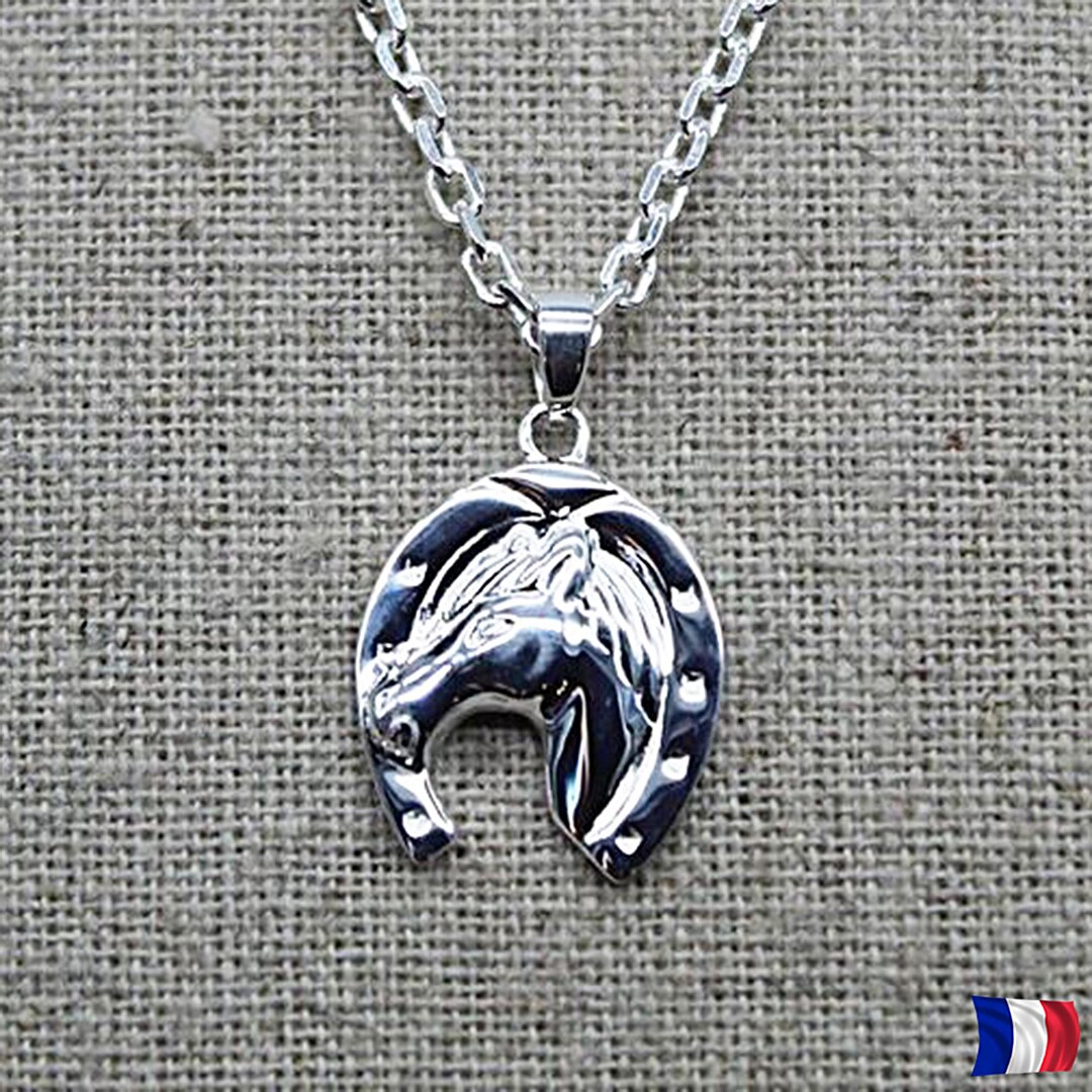 Claddagh Gold Sterling Silver Horseshoe Necklace – Good Luck Charm Pendant, Handcrafted In USA, Unisex Gift - View #4