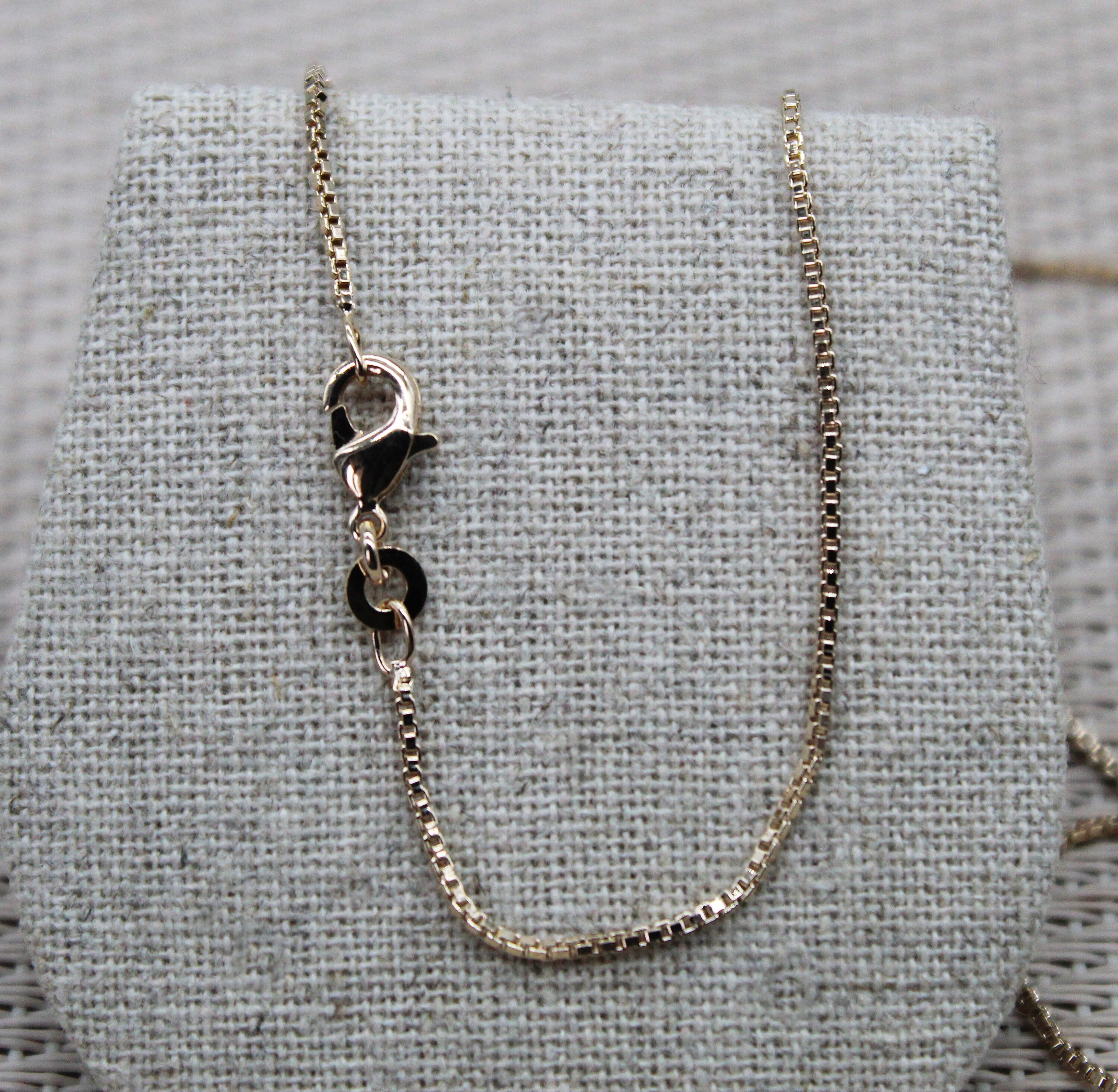 Collier Chaîne Plaqué Or Jaune - 40 Cm - Style Vintage élégant - Occasion
