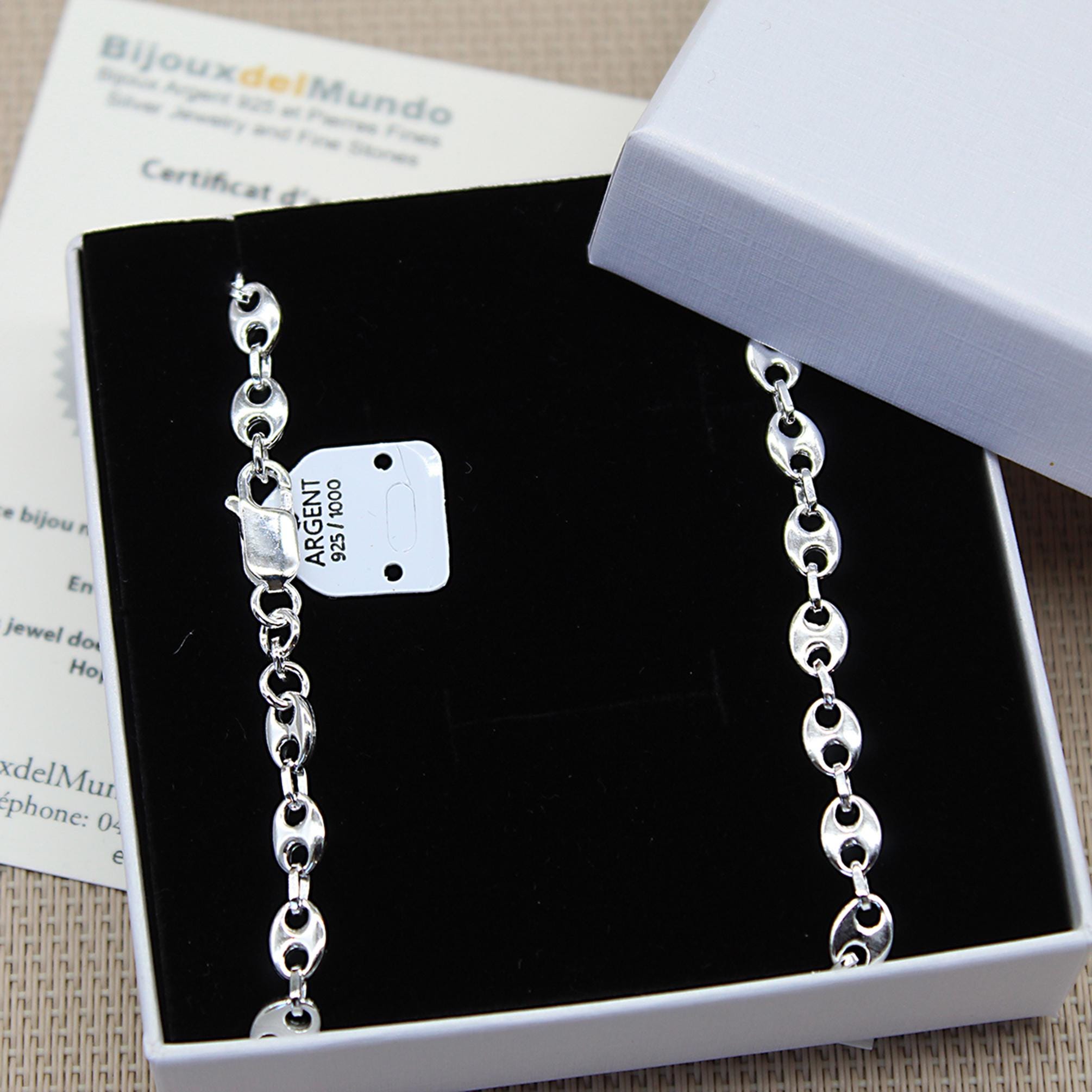Collana Con Ciondolo Teiera Piccola In Argento Placcato - 45cm Catena A Corda