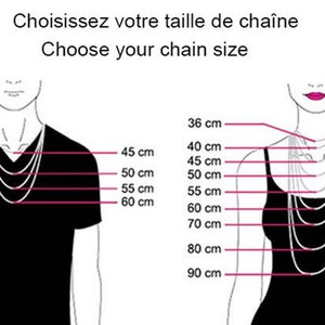 Curb Chain, 925 Silver Chain, Men's Chain, Women's Chain 38 cm, 40 cm, 42 cm, 45 cm, 50 cm, 55 cm, 60 cm, pendant chain image 5