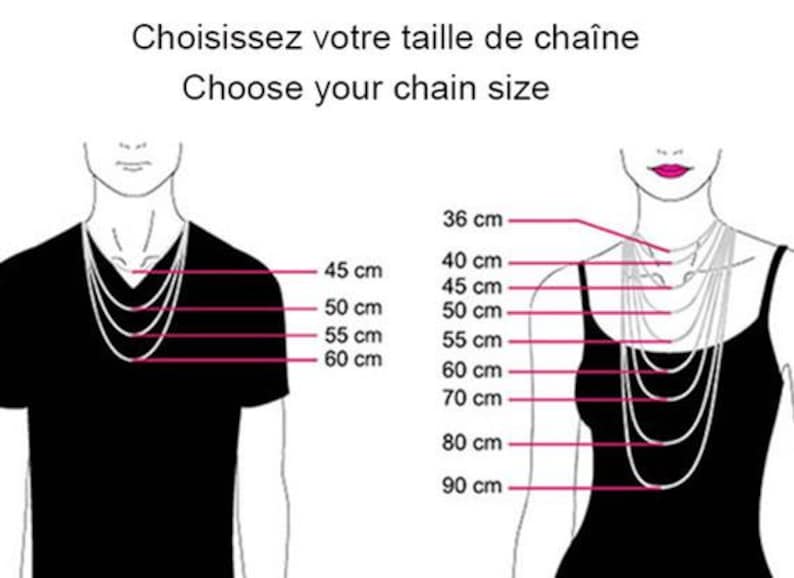 Collier Grains de Café, Chaîne Grain de Café, Chaîne Argent, Grosse Chaîne, Chaîne 45 cm, Chaîne 50 cm, Chaîne 55 cm, Chaîne 60 cm image 7