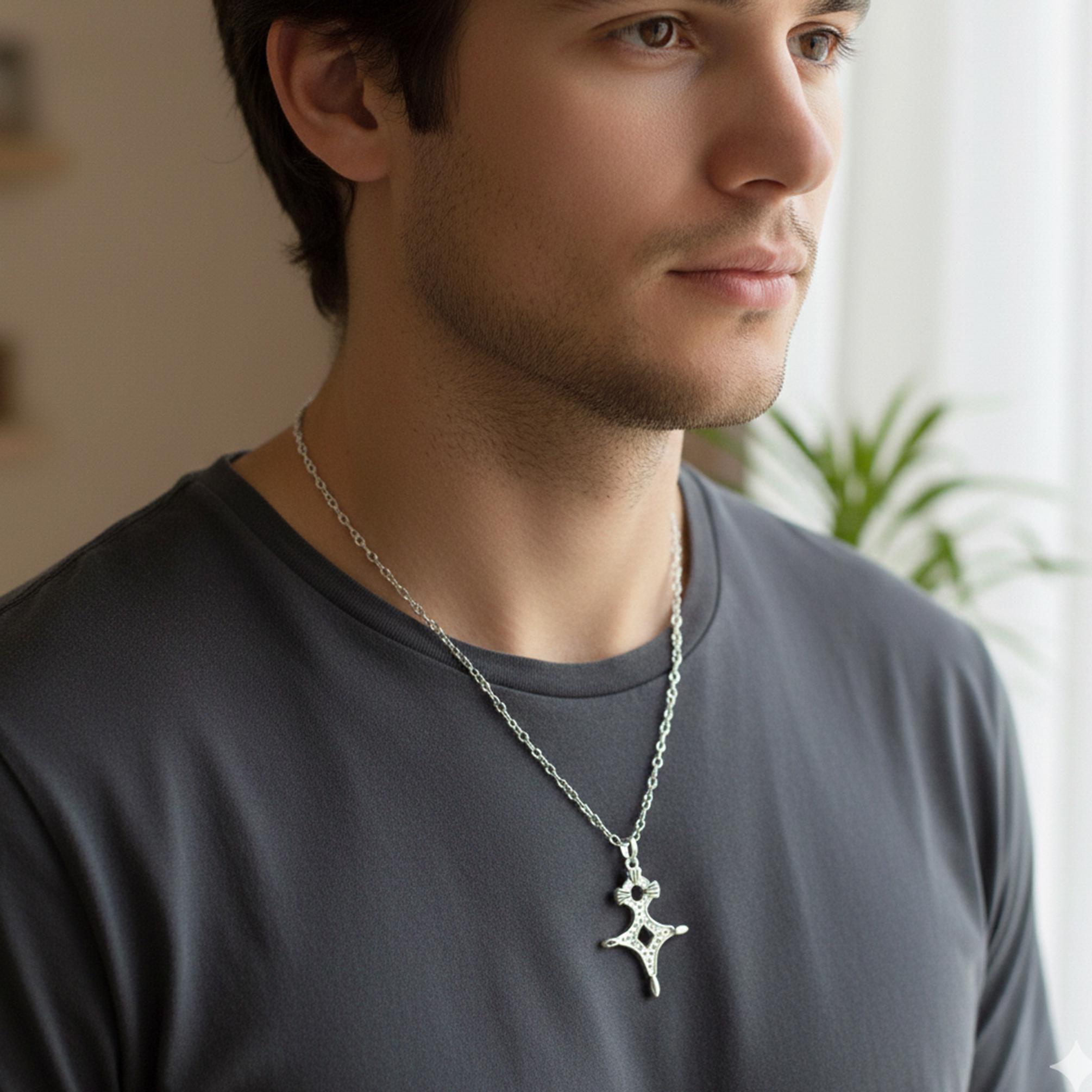 925シルバーの南十字星ペンダント – トゥアレグ族のシンボル、アガデス