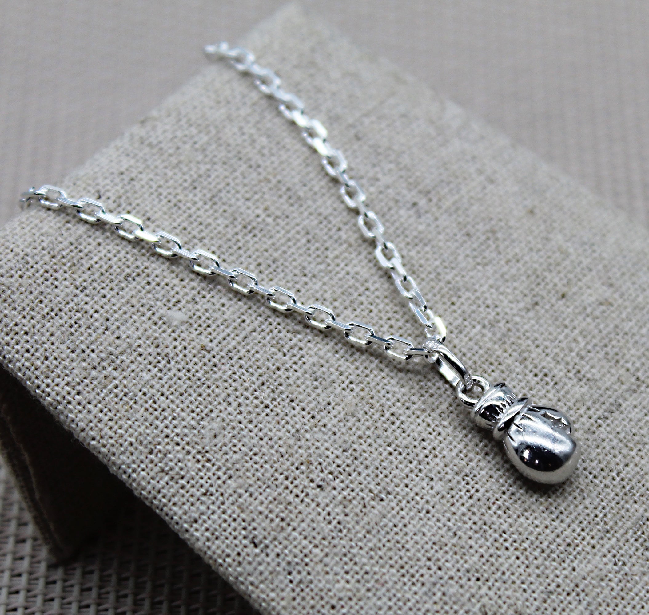 Ciondolo A Forma Di Guantone Da Boxe In Argento Sterling 925 - Foto 2