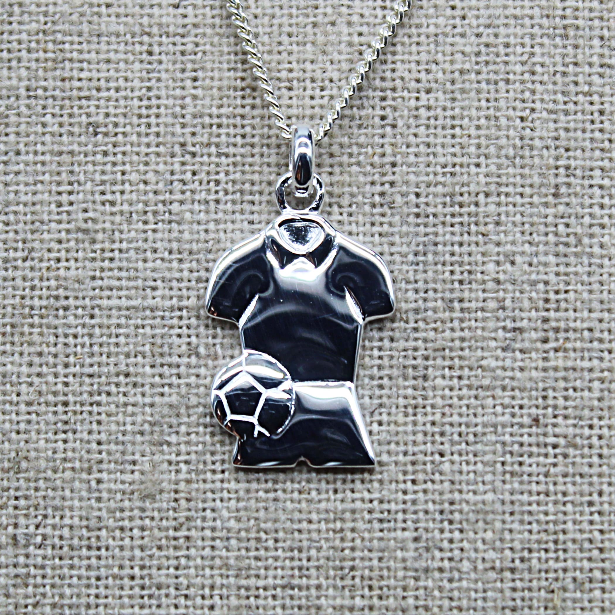 Collana Con Ciondolo Como Calcio In Acciaio - Foto 5