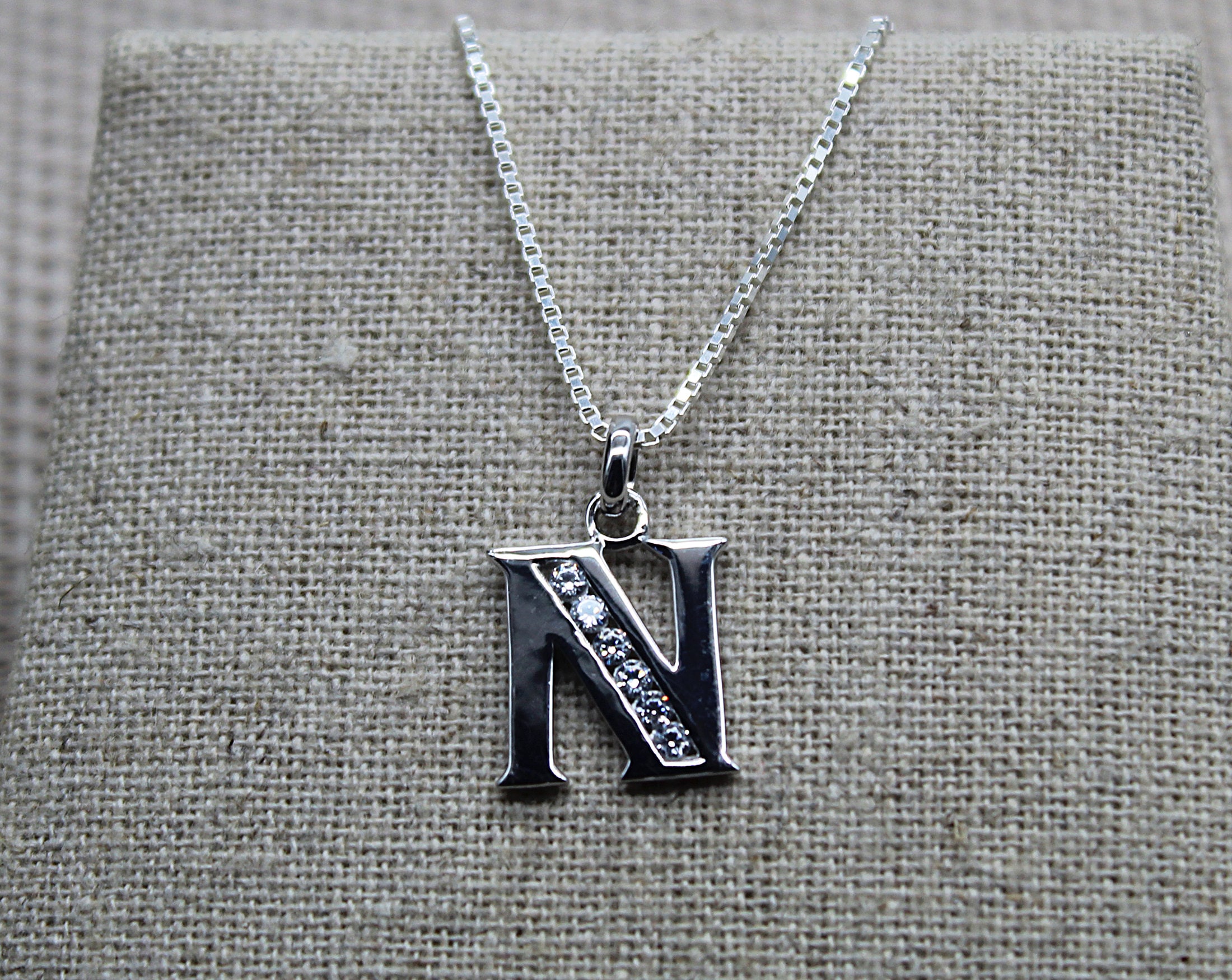 The Cutesy N Pendant | BlueStone.com