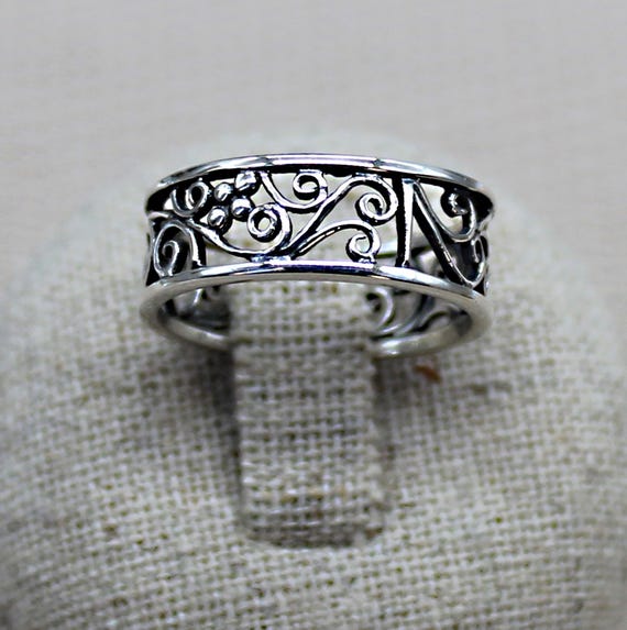 Anillo Plata 925 Anillo Mujer Anillo Encaje Anillo Apilable Anillo Filigrana Anillo Casual Anillo Tradicional Anillo Moderno Etsy Mexico