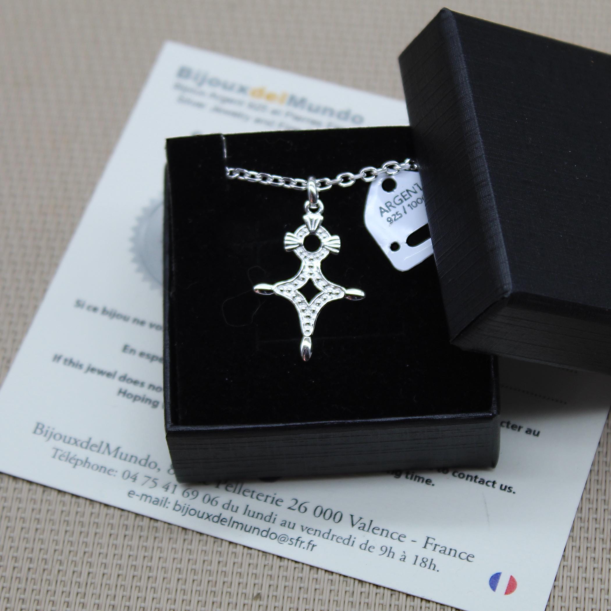 925シルバーの南十字星ペンダント – トゥアレグ族のシンボル、アガデス