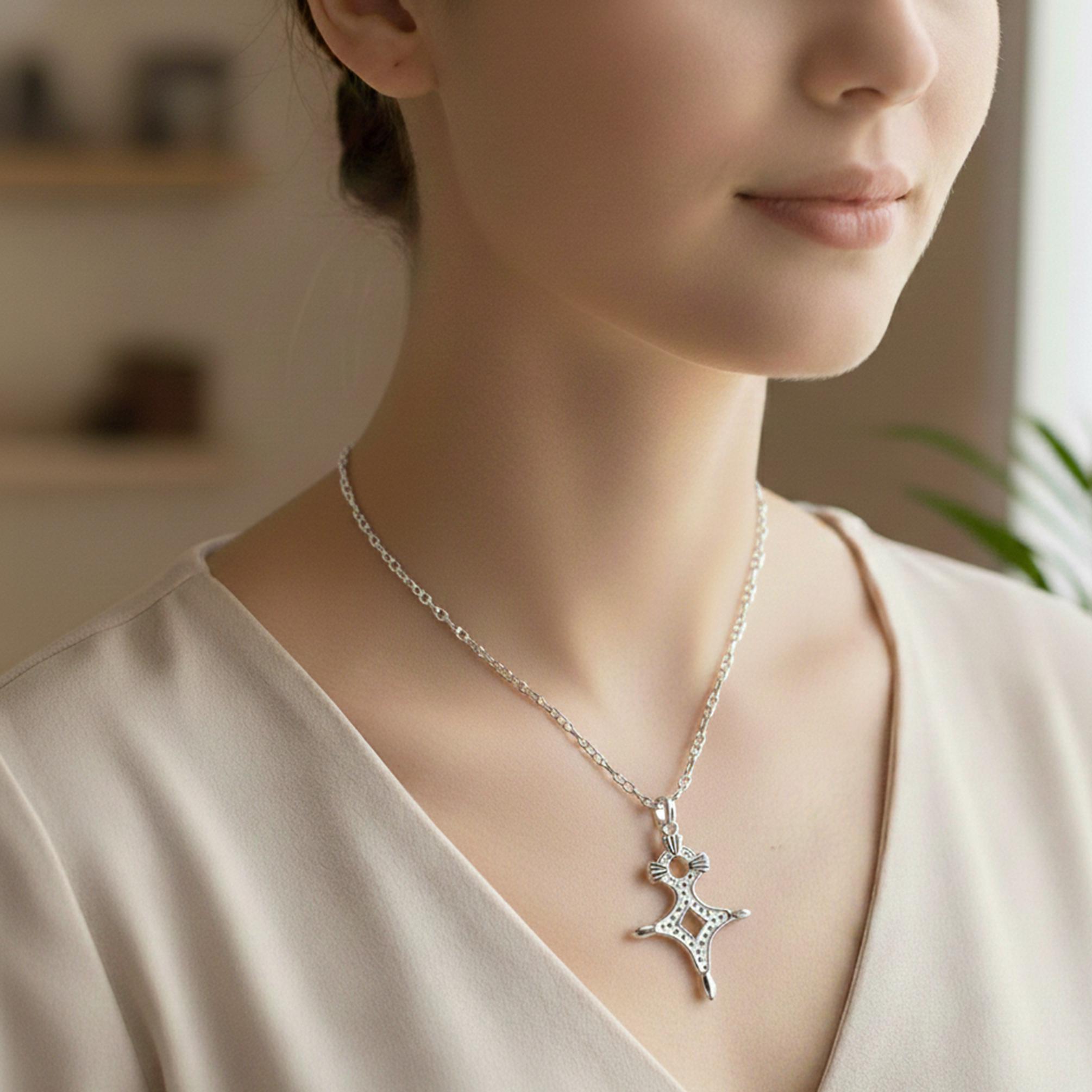 925シルバーの南十字星ペンダント – トゥアレグ族のシンボル、アガデス