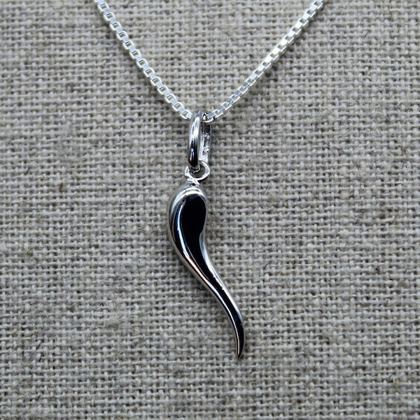 Cornucopia, Lucky Pendant, 925 Silver Pendant, Amulet Necklace, Amulet Pendant, Lucky Necklace, Minimalist Necklace, Silver Jewelry