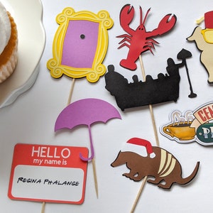 FRIENDS Theme Cupcake Toppers
