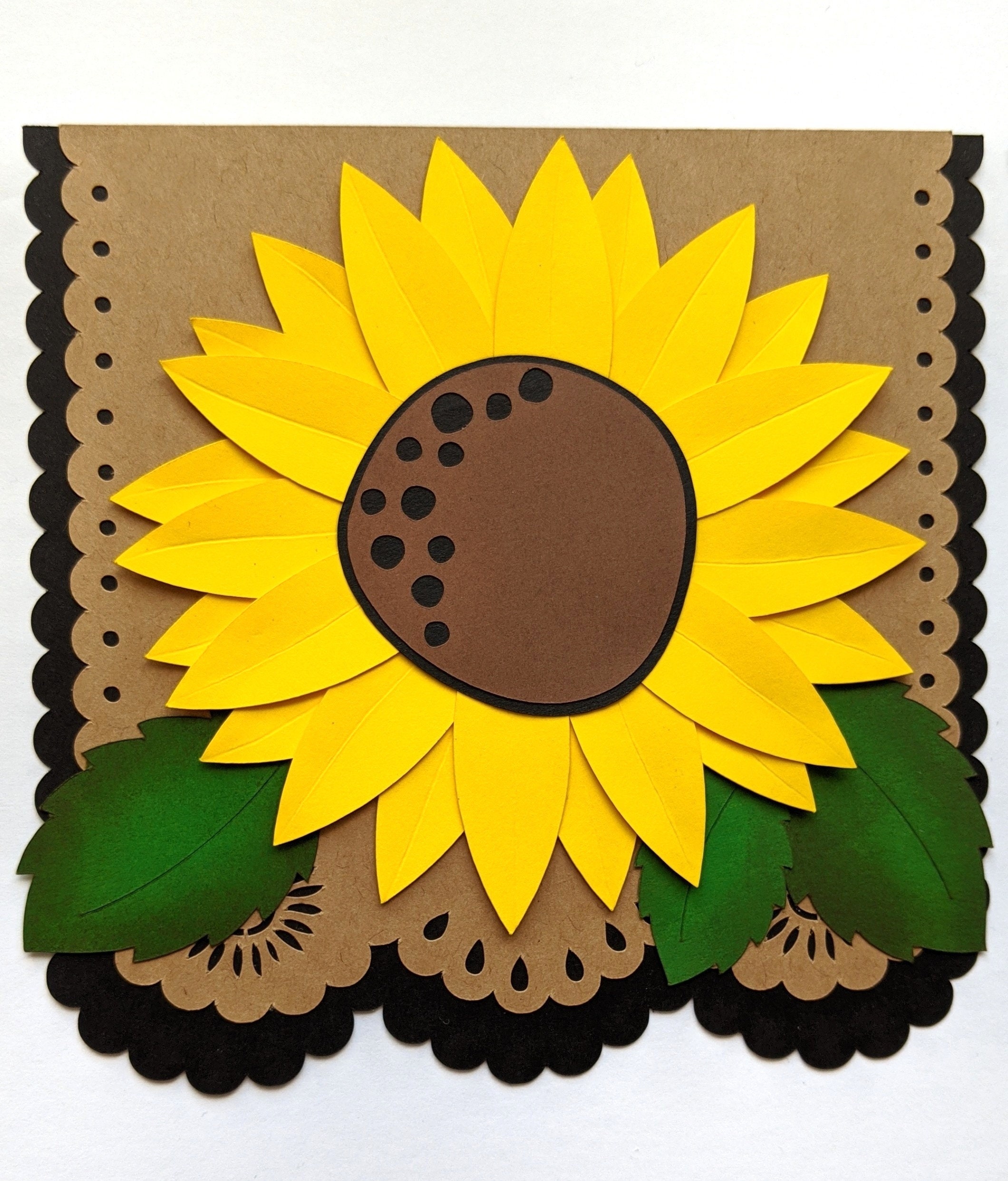 Sunflower Happy Birthday Banner Etsy