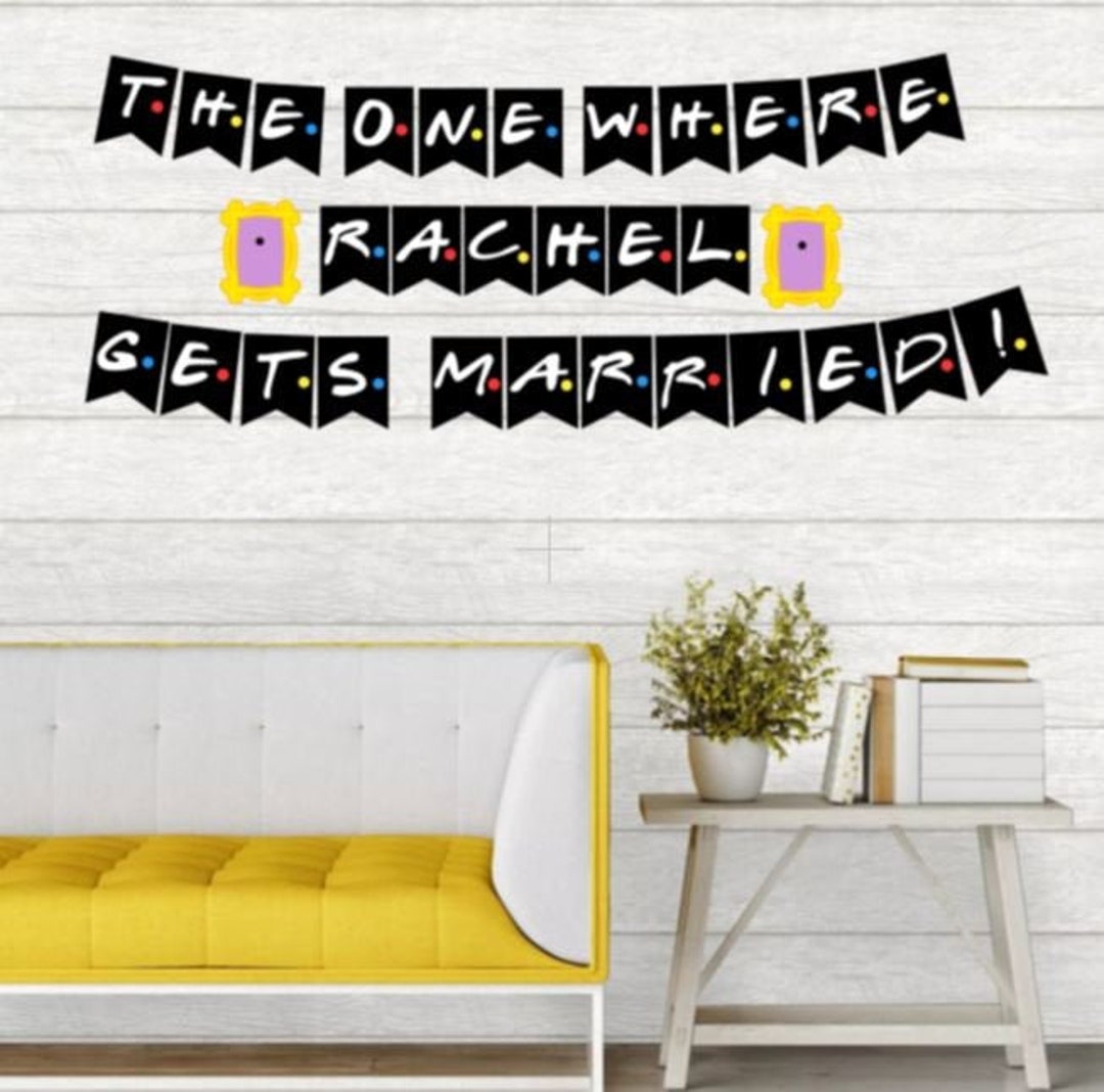 FRIENDS Theme Bridal Shower Banner Etsy