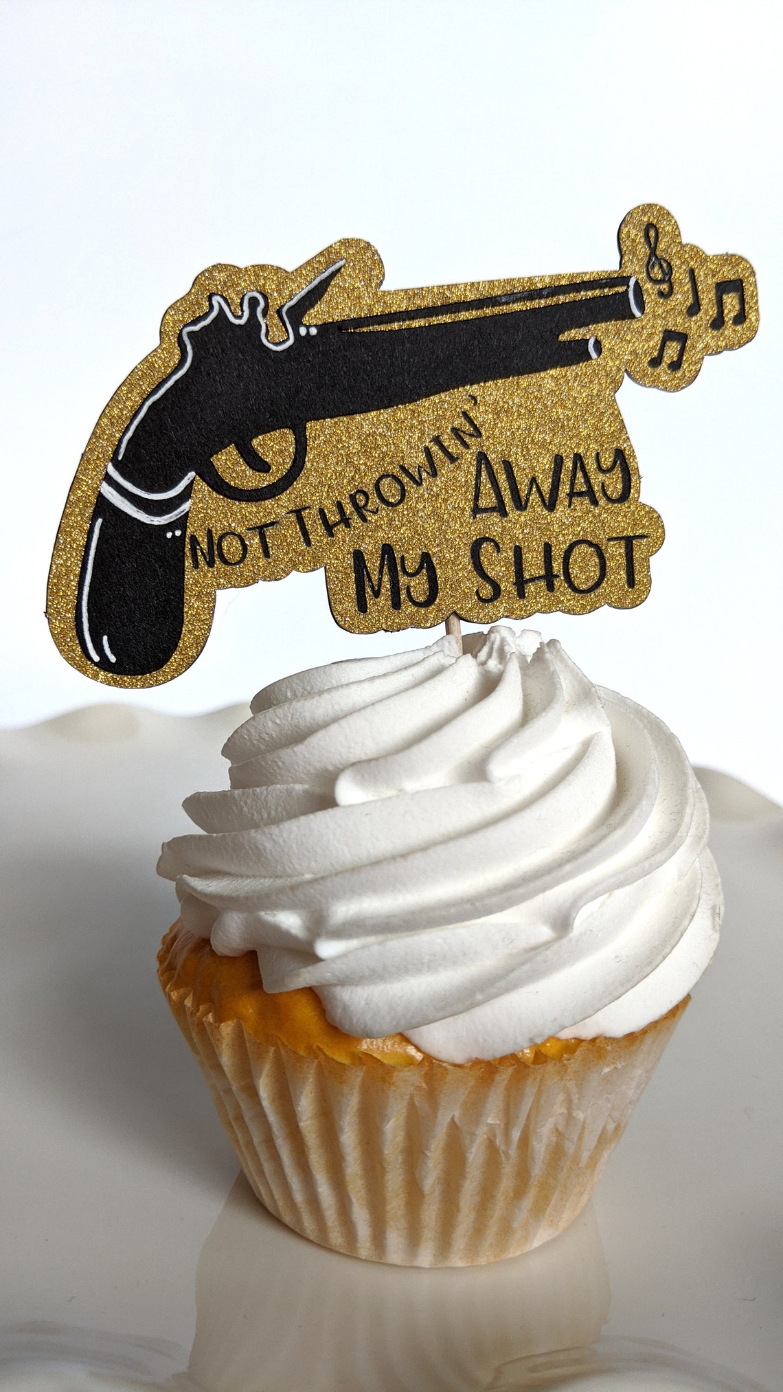 Hamilton Inspired Cupcake Toppers Etsy