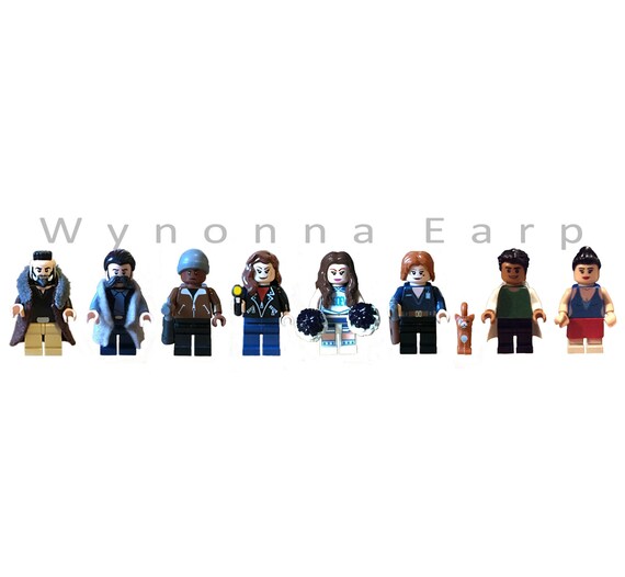 Wynonna Earp custom made minifigures. Waverly Nicole Dolls Etsy