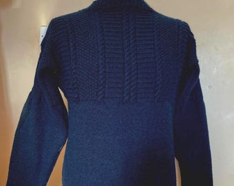 Hand Knitted Traditional Withernsea Gansey.Made to order.