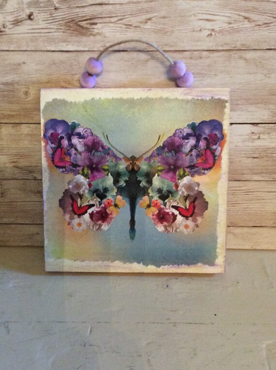 Butterfly Wall Hanging Etsy