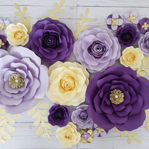 Set Papierblumen,Rosen,Junggesellinnenabweiser,Kinderzimmer Dekor,Papierblumen,Hochzeit,Babyparty,Wanddekoration,Kulisse,Mädchengeburtstag,Meerjungfrau Party,Foto