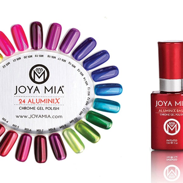 Aluminix Metallic Chrome Gel Polish by Joya Mia (PATENT PENDING TECHNOLOGY)