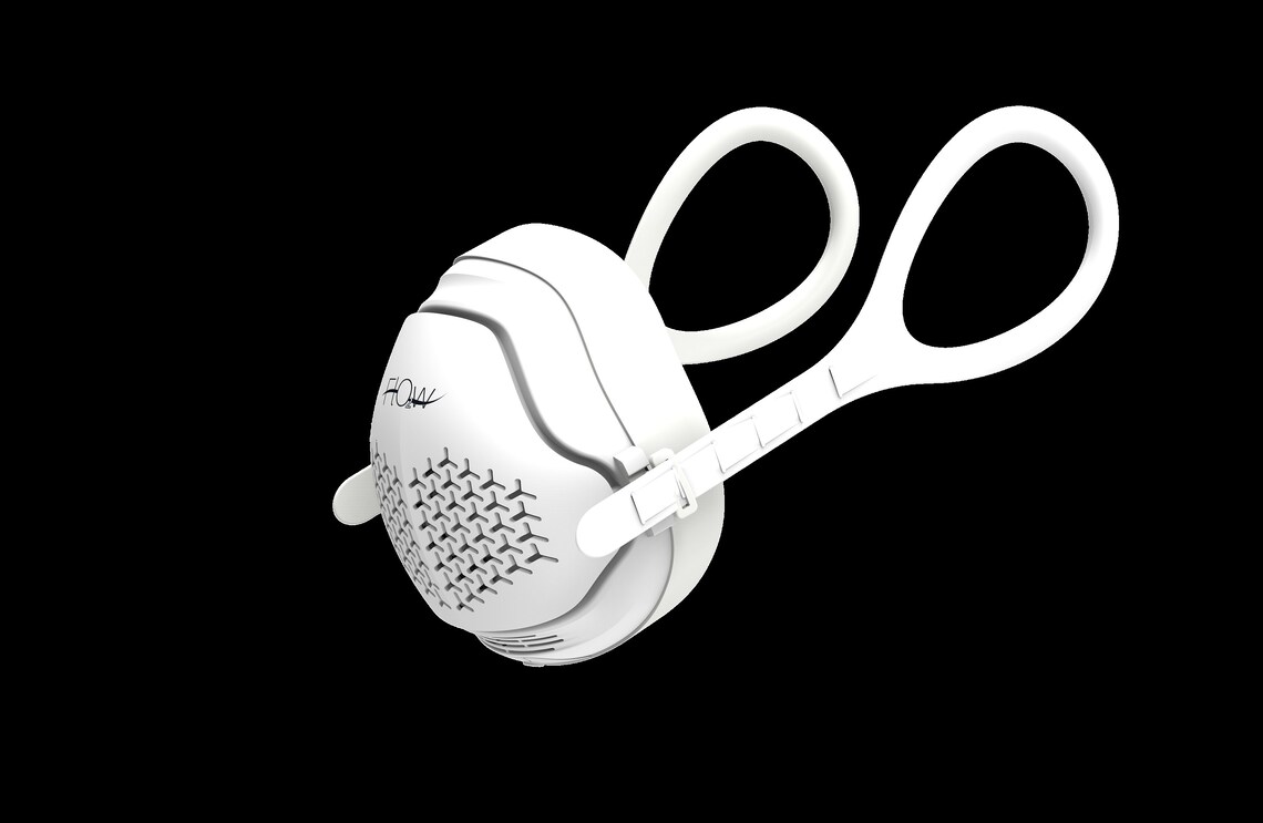 O2 Flow® Electrical Air Purifier Mask With HEPA and Carbon - Etsy