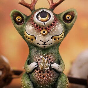 Forest Dweller handmade collectible figurine image 5