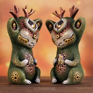 Forest Dweller handmade collectible figurine image 7