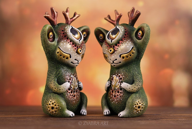 Forest Dweller handmade collectible figurine image 7