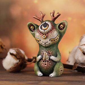 Forest Dweller handmade collectible figurine image 6
