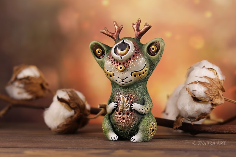 Forest Dweller handmade collectible figurine image 6