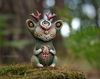 Forest Dweller - handmade collectible figurine