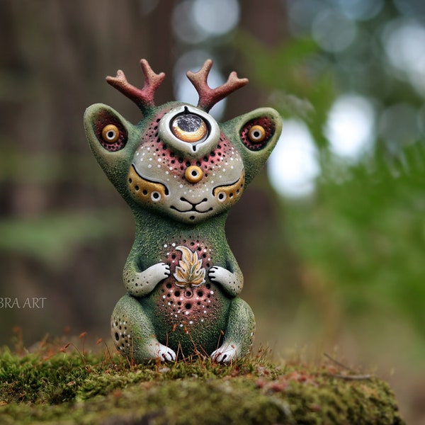 Forest Dweller - handmade collectible figurine