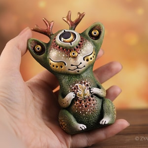 Forest Dweller handmade collectible figurine image 2
