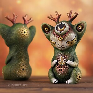 Forest Dweller handmade collectible figurine image 8