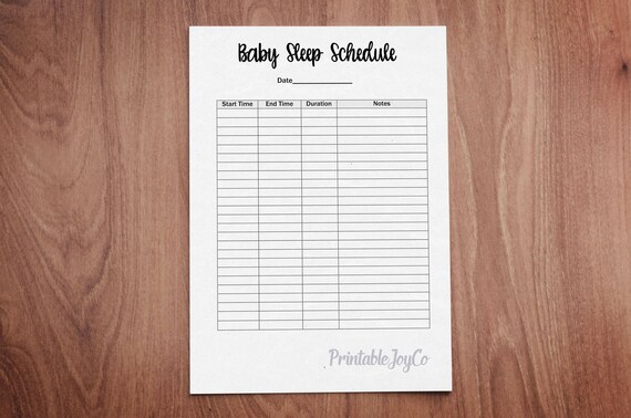 Bebe Sommeil Planning Baby Planner Kikki K Insert Bebe A Etsy