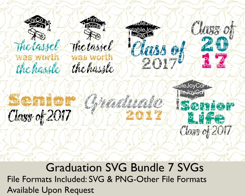 Download Klasse van 2017 afstuderen SVG bundel SVG en PNG-bestanden ...