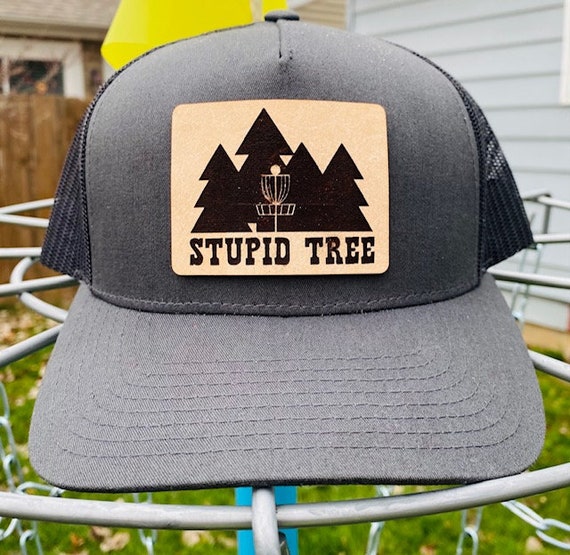 Disc Golf Retro Trucker Hat/stupid Tree 
