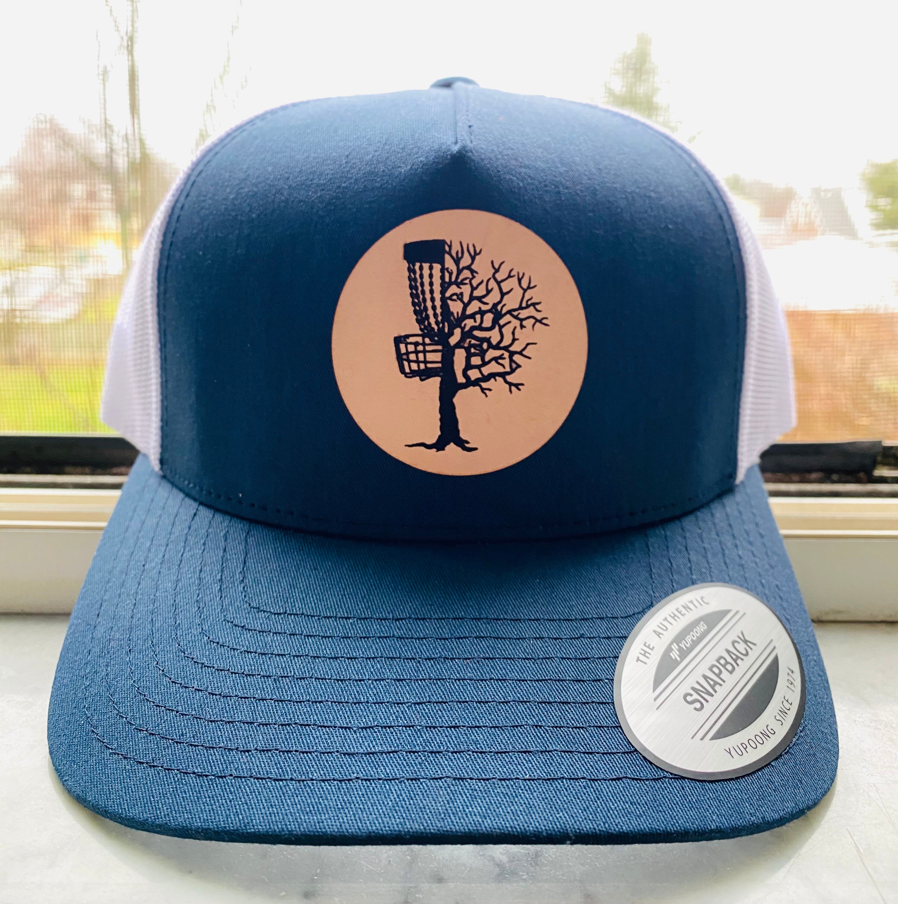 Disc Golf Retro Trucker Hat/Tree & Basket Hat/Disc Golf Hat Etsy