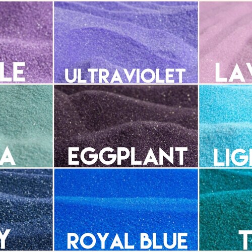 Colored Sand Sand for Unity Sand Set Wedding Sand Etsy