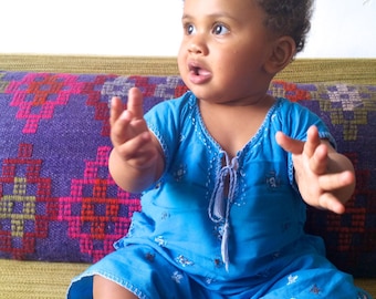 Tunisian Embroidered Toddler Tunic & Pant Set