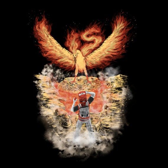 Rencontre Doiseau Légendaire Sulfura Pokemon Chemise Rouge équipe Valor Chemise Pokemon Go Chemise Pokemon Tee Pokemon Go Sulfura Tee Shirt Ellygeh