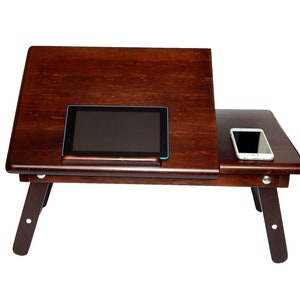 LAPTOP TABLE Laptop TRAYS Laptop Stand Wooden Laptop Desk Adjustable Lap Desk Bed Table MacBook Stand Computer Desk Computer Table Laptop