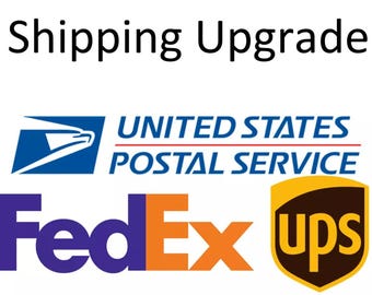 Upgrade For UPS, FedEx, Nova Post Express Shipping 3-7 business days Worldwide --- Please ADD Your Phone Number At The Note Section