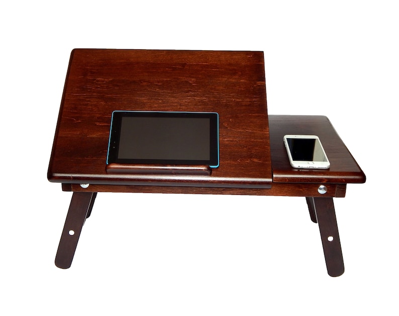 LAPTOP TABLE Laptop TRAYS Laptop Stand Wooden Laptop Desk Adjustable Lap Desk Bed Table MacBook Stand Computer Desk