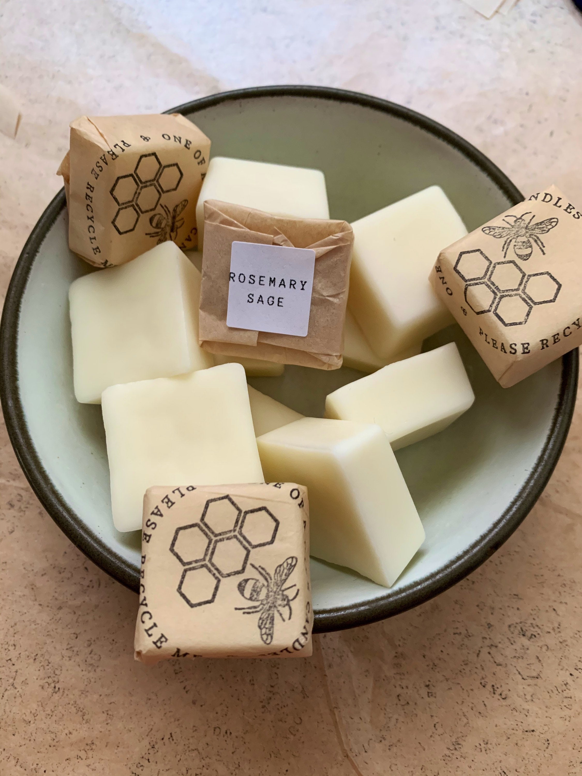 Rosemary Sage Scented Natural WaxMelts Eco Friendly Packing Etsy France
