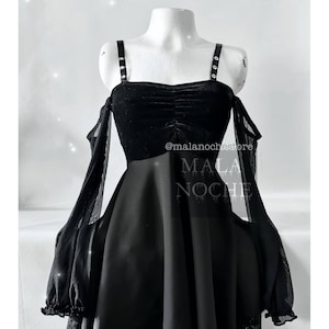 Short black gothic dress clearance
